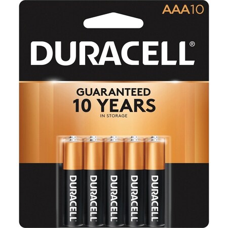 Duracell BATTERY, ALKA, AAA, 10 DURMN2400B10Z
